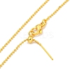 Brass Ball Chain Necklaces for Women NJEW-G084-14G-2