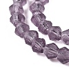 Imitate Austrian Crystal Frosted Glass Beads Strands LS-EGLA-A039-T2mm-MD04-4