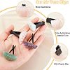 4Pcs Moon Gemstone Car Air Vent Clips AJEW-PH00496-02-4