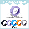 18Pcs Silicone Luggage Wheels Protectors Cover FIND-OC0013-86C-2