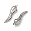 304 Stainless Steel Pendants STAS-P433-11P-2