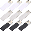 9Pcs 3 Colors Slide Top Tinplate Trinket Storage Boxes CON-CP0001-016A-1
