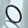 Ion Plating(IP) 304 Stainless Steel Plain Band Rings STAS-I160-E03-EB-1