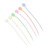 Luminous Silicone Cable Zip Ties AJEW-P104-01E-2