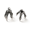 Retro 304 Stainless Steel Pendants STAS-L025-002AS-1