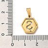 304 Stainless Steel Charms LS-STAS-H227-01G-S-3