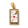 304 Stainless Steel Pendants STAS-C100-02D-G-1