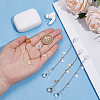 Silicone & Brass Earphone Chains HJEW-OC00027-3