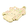 Zinc Alloy Enamel Pendants ENAM-Q502-01LG-04-3