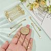 20Pcs Brass Chain Extender KK-BBC0022-89-3