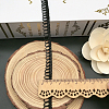 10 Yards Polyester Braided Trims with Elastic Button Loops EC-WR0001-02B-5
