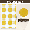 240Pcs Flat Round PVC Handwritten Blank Stickers DIY-WH50053-11B-2