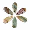 Natural Amazonite Pendants G-T111-08-2