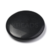 Chakras Themed Natural Obsidian Cabochons G-P001-22C-2