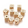 Brass Micro Pave Cubic Zirconia Beads KK-K238-16G-D-1