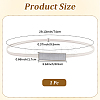 Iron & Resin Rhinestones Waist Chain Belts for Women Ladies Dress AJEW-WH20072-04S-2