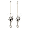 Tibetan Style Alloy Big Pendants FIND-G078-33F-AS-1