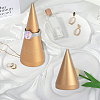 2Pcs 2 Styles Alloy Ring Display Stands RDIS-BBC0001-01G-7