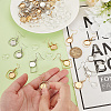 DIY Blank Dome & Mixed Shape Stainless Steel Dangle Earring Making Kit EJEW-AR00002-3
