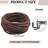 5M DIY Frosted Cowhide Leather Cord OCOR-GF0004-97D-02-2