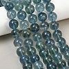 Natural Blue Fluorite Beads Strands GG-CBAF158-12mm-1