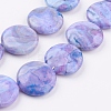 Natural Crazy Agate Beads Strands G-P340-15-25mm-3
