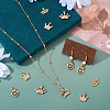 30Pcs 5 Style Alloy Rhinestone Pendants FIND-TA0009-16-7