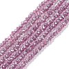 Electroplate Glass Beads Strands EGLA-R048-2mm-11-1