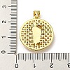 Brass with Cubic Zirconia Pendants FIND-Z023-09B-01-3