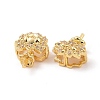Brass Flower Cup Peg Bails KK-A179-05G-3