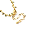 Brass Cable Chain Necklace Making KK-K337-12G-4