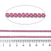 Iron Rhinestone Glass Cup Chain CH-U001-01E-3