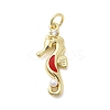 Brass Micro Pave Cubic Zirconia Pendants KK-A278-04G-01-1