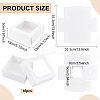 Square Kraft Paper Storage Gift Boxes CON-WH0095-100C-01-2
