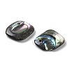 Natural Paua Shell Pendants SSHEL-D084-10A-2