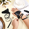 1Pair Imitation Leather Cord Sexy Wrap Bracelets AJEW-CL0001-39-3