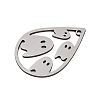 Halloween 201 Stainless Steel Pendants LS-STAS-Z155-01A-P-2