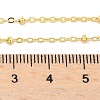Brass Satellite Chains Necklace for Women LS-NJEW-P265-38G-2