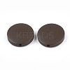 Painted Natural Wood Beads WOOD-S049-02C-01-2