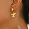 Metal Bird 201 Stainless Steel Hoop Earrings for Women Daily Versatile Jewelry SE6238-3-3