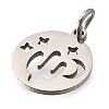 304 Stainless Steel Charms STAS-Z119-07P-2
