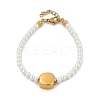 Plastic Imitation Pearl Beads Bracelets for Women BJEW-M056-11G-4