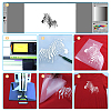 A4 Matte Vinyl Transfer Film DIY-OC0005-64-5