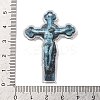 Opaque Acrylic Cross Theme Pendants OACR-I010-04D-3