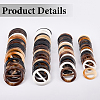 20Pcs Resin Tri-Glide Adjuster Buckles FIND-GF0008-12F-5
