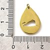 304 Stainless Steel Pendants STAS-R153-28G-3