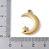 304 Stainless Steel Pendants STAS-E548-03G-3