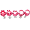 Plastic Cookie Fondant Stamper Set BAKE-PW0008-32-5
