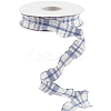 Cloth Plaid Ribbon OCOR-WH20071-001F-1