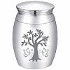 Column Alloy Cremation Urn AJEW-CN0002-08B-1